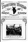 Trotting World and Horse Review Saturday 13 August 1927 Page 1