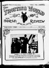 Trotting World and Horse Review Saturday 16 January 1932 Page 1