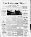 Felixstowe Times Saturday 03 October 1925 Page 1