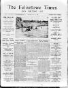 Felixstowe Times Saturday 17 July 1926 Page 1