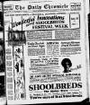 London Daily Chronicle Friday 23 September 1927 Page 1