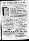 Commercial Gazette (London) Wednesday 19 March 1890 Page 1