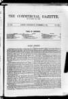 Commercial Gazette (London) Wednesday 28 November 1894 Page 1