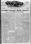 Protestant Vanguard Saturday 27 May 1933 Page 1