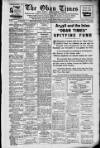 Oban Times and Argyllshire Advertiser Saturday 28 September 1940 Page 1