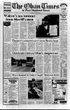 Oban Times and Argyllshire Advertiser Thursday 15 November 1990 Page 1