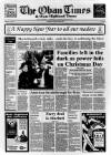 Oban Times and Argyllshire Advertiser Thursday 30 December 1993 Page 1