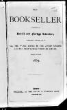 Bookseller Monday 04 January 1869 Page 1