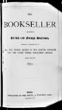 Bookseller Thursday 04 January 1872 Page 1