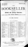 Bookseller Saturday 13 December 1890 Page 1