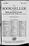 Bookseller Tuesday 07 March 1893 Page 1