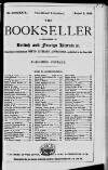Bookseller Saturday 05 August 1893 Page 1