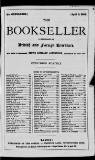 Bookseller Thursday 08 April 1897 Page 1