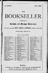 Bookseller Tuesday 04 July 1899 Page 1