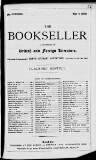 Bookseller Friday 04 May 1900 Page 1