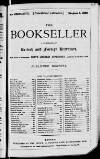 Bookseller Friday 03 August 1900 Page 1