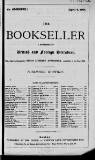 Bookseller Thursday 04 April 1901 Page 1