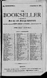 Bookseller Friday 08 November 1901 Page 1