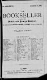 Bookseller Saturday 14 December 1901 Page 1