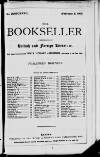 Bookseller Saturday 08 February 1902 Page 1