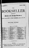 Bookseller Saturday 09 April 1904 Page 1