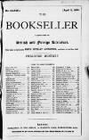 Bookseller Wednesday 05 April 1905 Page 1