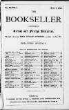 Bookseller Thursday 06 July 1905 Page 1