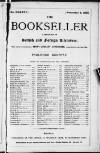 Bookseller Wednesday 08 November 1905 Page 1