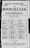 Bookseller Friday 03 August 1906 Page 1