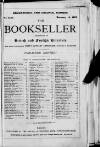Bookseller Tuesday 15 January 1907 Page 1