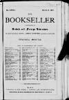 Bookseller Saturday 09 March 1907 Page 1
