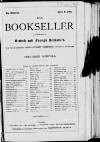 Bookseller Saturday 06 April 1907 Page 1