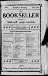 Bookseller Friday 07 June 1907 Page 1