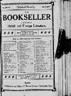 Bookseller Sunday 07 July 1907 Page 1
