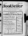 Bookseller Friday 05 February 1909 Page 1