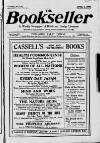 Bookseller Friday 02 April 1909 Page 1