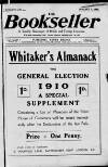Bookseller Friday 07 January 1910 Page 1