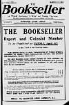 Bookseller Friday 21 March 1913 Page 1
