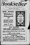 Bookseller Friday 01 January 1915 Page 1