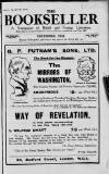 Bookseller Thursday 01 December 1921 Page 1