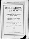 Bookseller Thursday 08 February 1923 Page 105