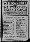 Bookseller Thursday 10 May 1923 Page 1