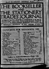 Bookseller Thursday 15 November 1923 Page 1