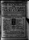 Bookseller Thursday 11 March 1926 Page 1
