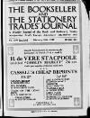 Bookseller Friday 18 February 1927 Page 1