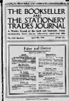 Bookseller Friday 08 April 1927 Page 1