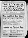 Bookseller Friday 02 September 1927 Page 1