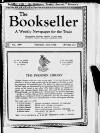 Bookseller Friday 03 February 1928 Page 1