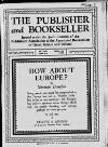 Bookseller Friday 06 June 1930 Page 1