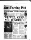 Kent Evening Post Wednesday 10 January 1990 Page 1